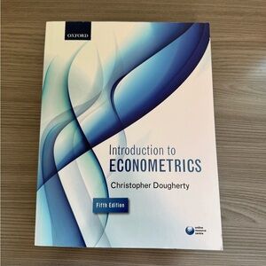 Oxford Introduction To Econometrics Fifth Edition by Christopher Dougherty